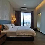 Pangsapuri 50 m² dengan 1 bilik tidur dan 1 bilik mandi peribadi di Melaka Raya